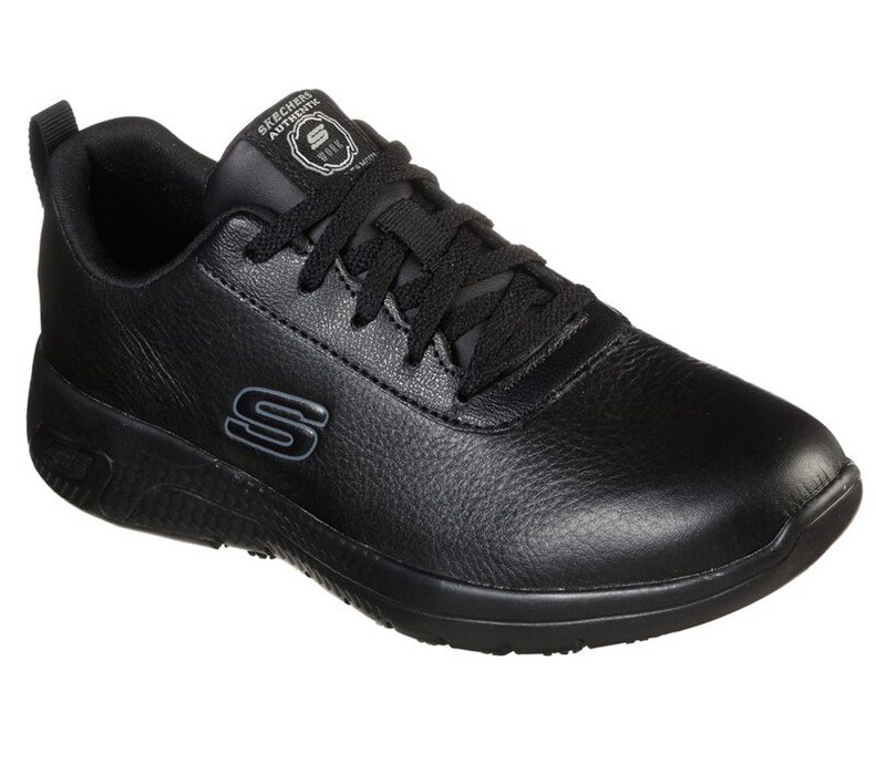 Skechers Dam Svarta Snörskor - Work Relaxed Fit: Marsing - Gmina Sr - Sverige (AGFLC-1294)